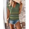 image:imageZeagoo Womens Sleeveless Sweaters Vest V Neck Lightweight Knit Pullover Sweater Dressy Summer TopsTw685