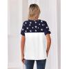 image:imageZeagoo Womens Summer Tops V Neck Short Sleeve Shirts Dressy Casual Blouse Spring Vacation Tshirts ClothesGq39