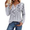 Grey Floral-printed