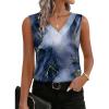 image:imageZeagoo Womens Silk Satin Tank Tops V Neck Casual Camisoles Sleeveless Business Work Blouses Dressy Summer ShirtsPcx297