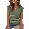 image:imageZeagoo Womens Sleeveless Sweaters Vest V Neck Lightweight Knit Pullover Sweater Dressy Summer TopsTw685