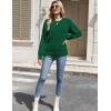 image:imageZeagoo Womens Sweaters 2026 Fashion Fall Tops Crew Neck Long Sleeve Knit Pullover Sweater SXXLLake Green