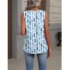 image:imageZeagoo Womens Tank Tops Summer Sleeveless Loose Fit Tops V Neck Pleated Shirts Basic Tees Dressy Casual Trendy ClothesCx329blue Square