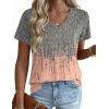 image:imageZeagoo Womens Tops Summer Casual Short Sleeve Tshirts Business Basic Spring VNeck Shirts Outfits S3XLZzjb44