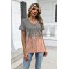 image:imageZeagoo Womens Tops Summer Casual Short Sleeve Tshirts Business Basic Spring VNeck Shirts Outfits S3XLZzjb44
