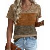 image:imageZeagoo Womens Tops Summer Casual Short Sleeve Tshirts Business Basic Spring VNeck Shirts Outfits S3XLZzjh398