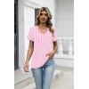 image:imageZeagoo Womens Tops Summer Casual Short Sleeve Tshirts Business Basic Spring VNeck Shirts Outfits S3XLZztz300