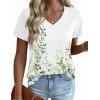 image:imageZeagoo Womens Tops Summer Casual Short Sleeve Tshirts Business Basic Spring VNeck Shirts Outfits S3XLZzwf135