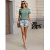 image:imageZeagoo Womens Tshirt Short Sleeve Summer Tops Crewneck Casual Basic Tee Shirts Spring Clothes Trendy OutfitLight Green