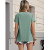 image:imageZeagoo Womens Tshirt Short Sleeve Summer Tops Crewneck Casual Basic Tee Shirts Spring Clothes Trendy OutfitLight Green