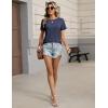 image:imageZeagoo Womens Tshirt Short Sleeve Summer Tops Crewneck Casual Basic Tee Shirts Spring Clothes Trendy OutfitNavy Blue