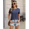 image:imageZeagoo Womens Tshirt Short Sleeve Summer Tops Crewneck Casual Basic Tee Shirts Spring Clothes Trendy OutfitNavy Blue