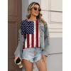 image:imageZeagoo Womens Tshirt Short Sleeve Summer Tops Crewneck Casual Basic Tee Shirts Spring Clothes Trendy OutfitZ Flag 38