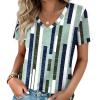 image:imageZeagoo Womens Tops Summer Casual Short Sleeve Tshirts Business Basic Spring VNeck Shirts Outfits S3XLZzjh530