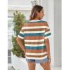 image:imageZeagoo Womens Tops Casual Oversized Short Sleeve Sweatshirt Summer Striped Shirt Crewneck Pullover Loose T Shirts BlouseColor Stripes 3