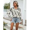 image:imageZeagoo Womens Cotton Linen Button Down Shirts Loose Fit Long Sleeve Collared Blouse Casual V Neck Tops Outfits S3XLSf335