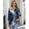 image:imageZeagoo Button Down Shirts for Women 34 Sleeve Tops V Neck Collared Blouses Business Casual OutfitsCx297