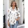 image:imageZeagoo Button Down Shirts for Women 34 Sleeve Tops V Neck Collared Blouses Business Casual OutfitsDw170