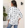 image:imageZeagoo Button Down Shirts for Women 34 Sleeve Tops V Neck Collared Blouses Business Casual OutfitsJh599