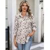 image:imageZeagoo Button Down Shirts for Women 34 Sleeve Tops V Neck Collared Blouses Business Casual OutfitsSa1