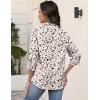 image:imageZeagoo Button Down Shirts for Women 34 Sleeve Tops V Neck Collared Blouses Business Casual OutfitsSa1