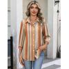 image:imageZeagoo Button Down Shirts for Women 34 Sleeve Tops V Neck Collared Blouses Business Casual OutfitsTw720