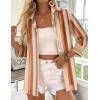 image:imageZeagoo Button Down Shirts for Women 34 Sleeve Tops V Neck Collared Blouses Business Casual OutfitsTw720