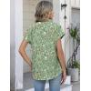 image:imageZeagoo Button Down Shirts for Women Short Sleeve Tops V Neck Collar Blouses Business Casual OutfitsXh534