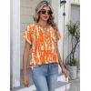 image:imageZeagoo Button Down Shirts for Women Short Sleeve Tops V Neck Collar Blouses Business Casual OutfitsZr466