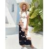 image:imageZeagoo Summer Dresses for Women 2026 Long Maxi Sundresses Loose Split WrinkleFree Beach Travel Vacation ClothesBf348
