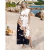image:imageZeagoo Summer Dresses for Women 2026 Long Maxi Sundresses Loose Split WrinkleFree Beach Travel Vacation ClothesBf348