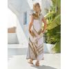 image:imageZeagoo Summer Dresses for Women 2026 Long Maxi Sundresses Loose Split WrinkleFree Beach Travel Vacation ClothesCx264