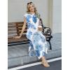 image:imageZeagoo Summer Dresses for Women 2026 Long Maxi Sundresses Loose Split WrinkleFree Beach Travel Vacation ClothesHp66