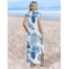 image:imageZeagoo Summer Dresses for Women 2026 Long Maxi Sundresses Loose Split WrinkleFree Beach Travel Vacation ClothesHp66