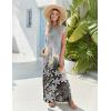 image:imageZeagoo Summer Dresses for Women 2026 Long Maxi Sundresses Loose Split WrinkleFree Beach Travel Vacation ClothesSf312