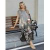 image:imageZeagoo Summer Dresses for Women 2026 Long Maxi Sundresses Loose Split WrinkleFree Beach Travel Vacation ClothesSf312