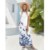 image:imageZeagoo Summer Dresses for Women 2026 Long Maxi Sundresses Loose Split WrinkleFree Beach Travel Vacation ClothesWf118