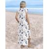 image:imageZeagoo Summer Dresses for Women 2026 Long Maxi Sundresses Loose Split WrinkleFree Beach Travel Vacation ClothesXh462