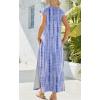 image:imageZeagoo Summer Dresses for Women 2026 Long Maxi Sundresses Loose Split WrinkleFree Beach Travel Vacation ClothesZr21