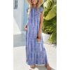 image:imageZeagoo Summer Dresses for Women 2026 Long Maxi Sundresses Loose Split WrinkleFree Beach Travel Vacation ClothesZr21