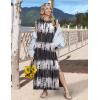 image:imageZeagoo Summer Dresses for Women 2026 Long Maxi Sundresses Loose Split WrinkleFree Beach Travel Vacation ClothesZr231