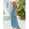 image:imageZeagoo Summer Dresses for Women 2026 Long Maxi Sundresses Loose Split WrinkleFree Beach Travel Vacation ClothesZw89
