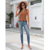 image:imageZeagoo Tank Top for Women V Neck Loose Fit Sleeveless Summer Tops Business Casual Outfits Dressy Blouses ShirtsCaramel