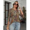 image:imageZeagoo Women Tops 3 Pack 34 Sleeve Crewneck Cute Basics Tees Casual Fashion Summer Spring T Shirts Business Work Tee TopBlackwhiteboho Mz721