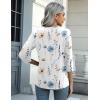 image:imageZeagoo Women Tops 3 Pack 34 Sleeve Crewneck Cute Basics Tees Casual Fashion Summer Spring T Shirts Business Work Tee TopBlackwhiteprint Bf290