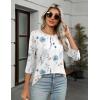 image:imageZeagoo Women Tops 3 Pack 34 Sleeve Crewneck Cute Basics Tees Casual Fashion Summer Spring T Shirts Business Work Tee TopBlackwhiteprint Bf290