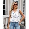 image:imageZeagoo Womens Silk Satin Camisole Tank Tops V Neck Pleated Dressy Casual Sleeveless Blouses Summer Business Work ShirtsBf290