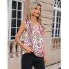 image:imageZeagoo Womens Silk Satin Camisole Tank Tops V Neck Pleated Dressy Casual Sleeveless Blouses Summer Business Work ShirtsCx244