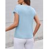 image:imageZeagoo Womens Sweater Vest Fall 2026 Loose Fit Cape Sleeve Knit Ribbed Tank Tops with Front PocketWhite Flower