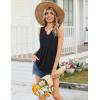 image:imageZeagoo Womens Tank Tops Sleeveless Peplum V Neck Babydoll Casual Flowy Boho Beach Summer ShirtsBlack